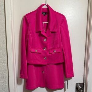 Unknown Brand Women's Hot Pink Tailored Blazer